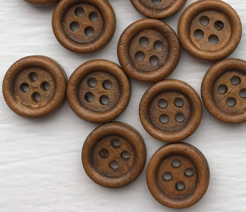 Small natural brown wooden - small,