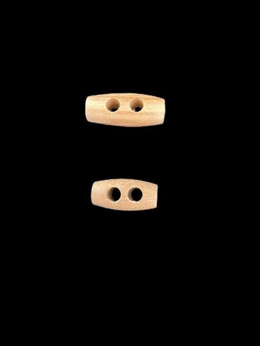 Wooden toggle buttons 2 hole - buttons,