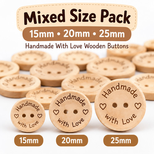 Mixed size handmade with - handmade, love
