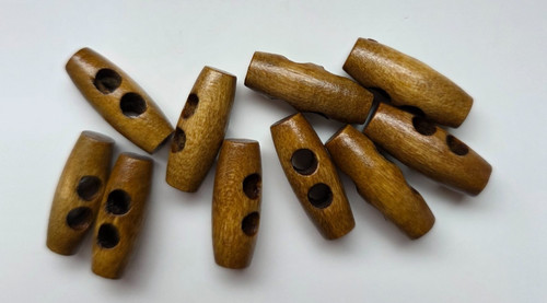 Coffee brown toggle horn - toggle, or
