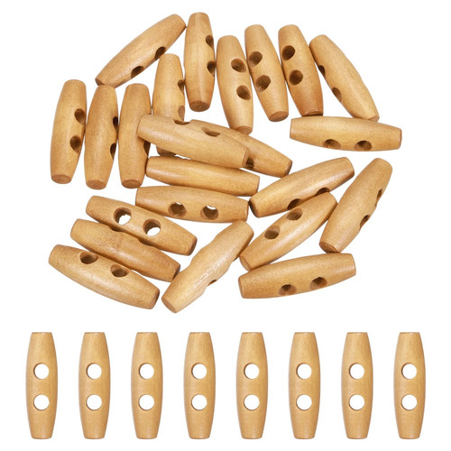 Wooden toggle buttons - toggle, x