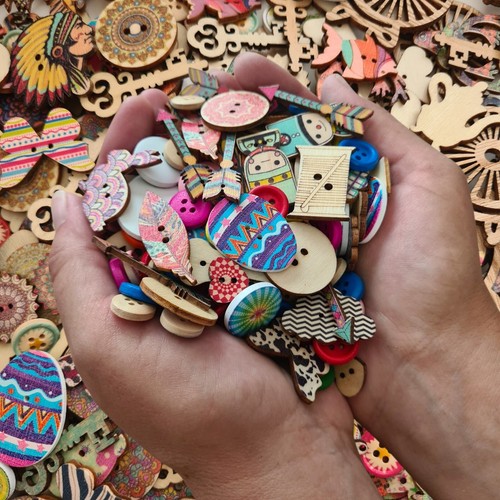Assorted wooden novelty craft - assorted,