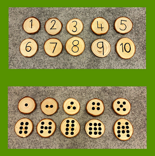 Handmade wooden number - handmade, &