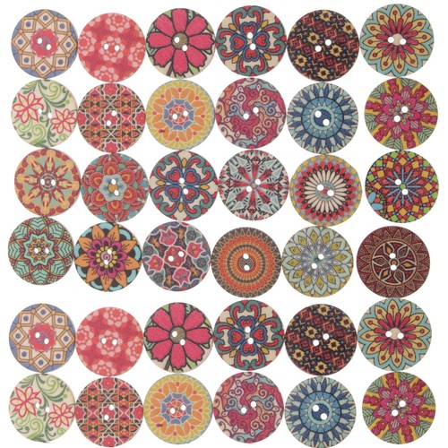 100pcs reusable wooden - 100pcs, flower