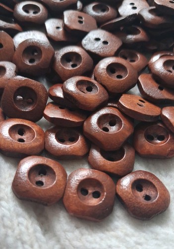 Wooden buttons 15mm pack - buttons,