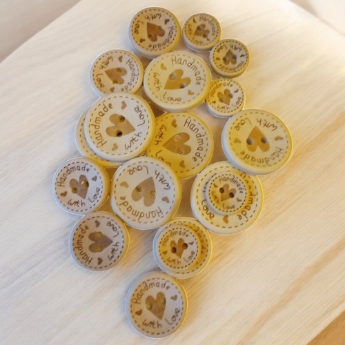 Handmade with love wooden - handmade,