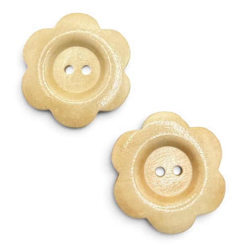Natural wooden flower shaped - flower,