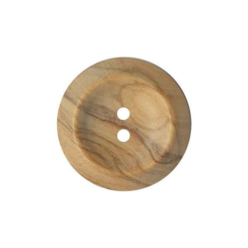 Natural wooden buttons - natural,