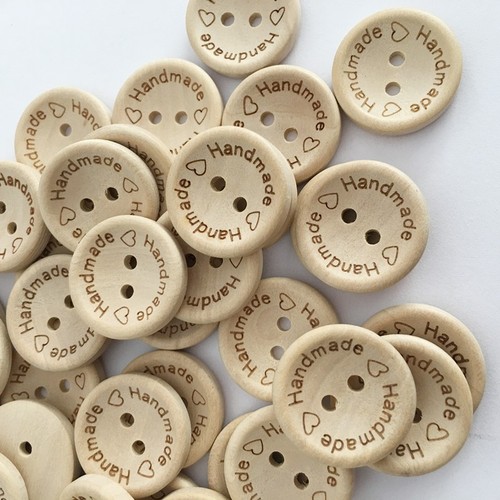 Handmade with love natural - with,