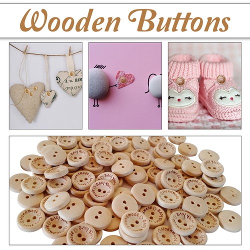 15mm handmade with love - with, love"