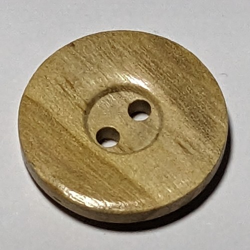 Round natural wooden hole - natural,