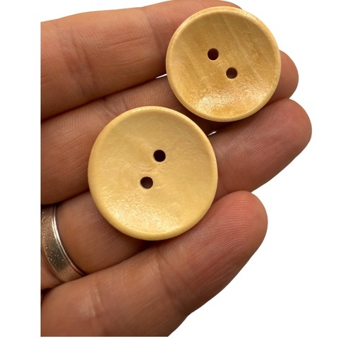 Wooden buttons oval 25mm - wooden, 25mm,