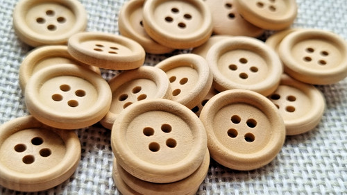 Natural wooden round craft - natural,