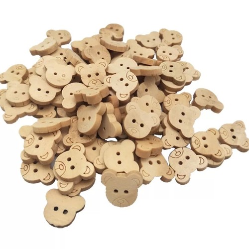 Teddy bear head - head, buttons