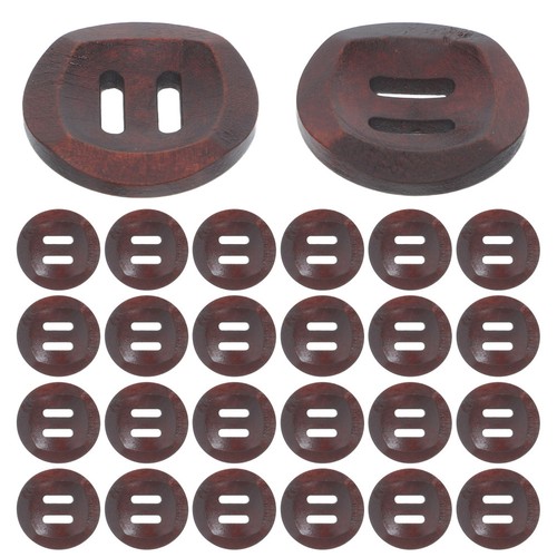 50pcs wooden buttons bowl - 50pcs,