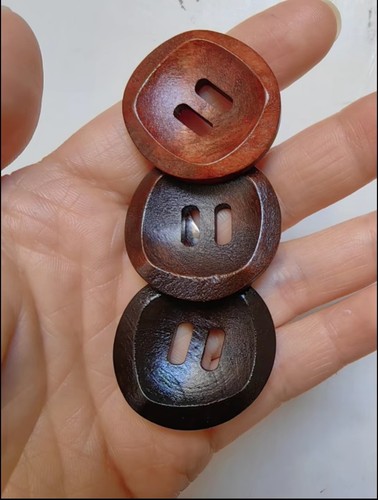 Wooden buttons 30mm types - buttons,