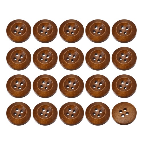 50pcs wooden buttons 20mm - 50pcs,