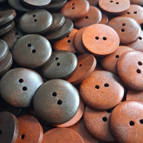 Wooden buttons 25mm - buttons, with