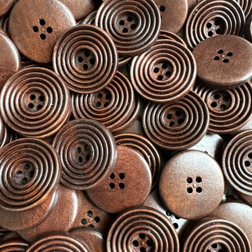 Dark brown round - 10,