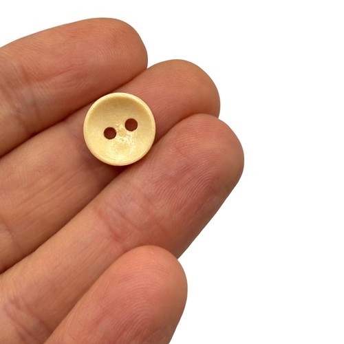 Natural wooden buttons oval - natural,