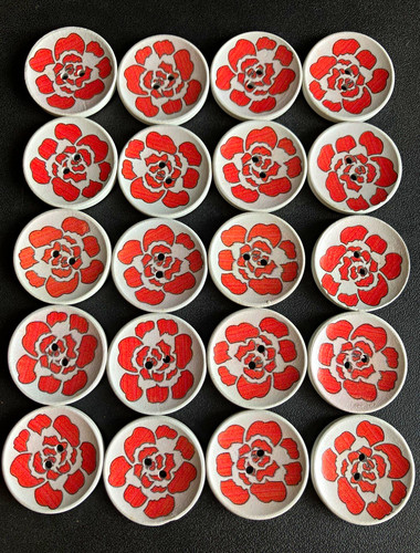 White red floral - white, design
