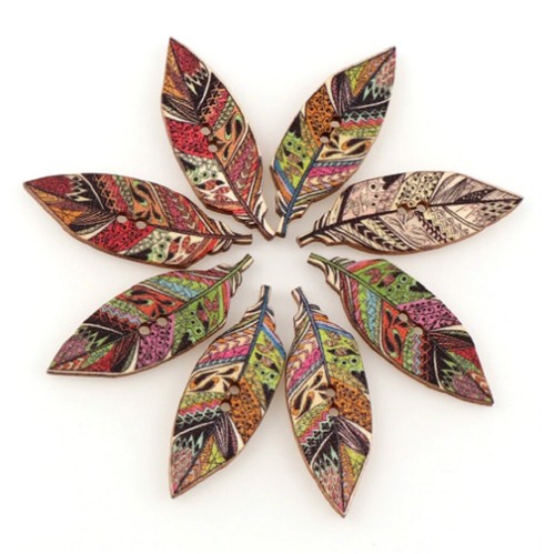 Colourful vintage wooden - wooden, leaf