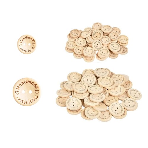 Gunwon wooden buttons - wooden,